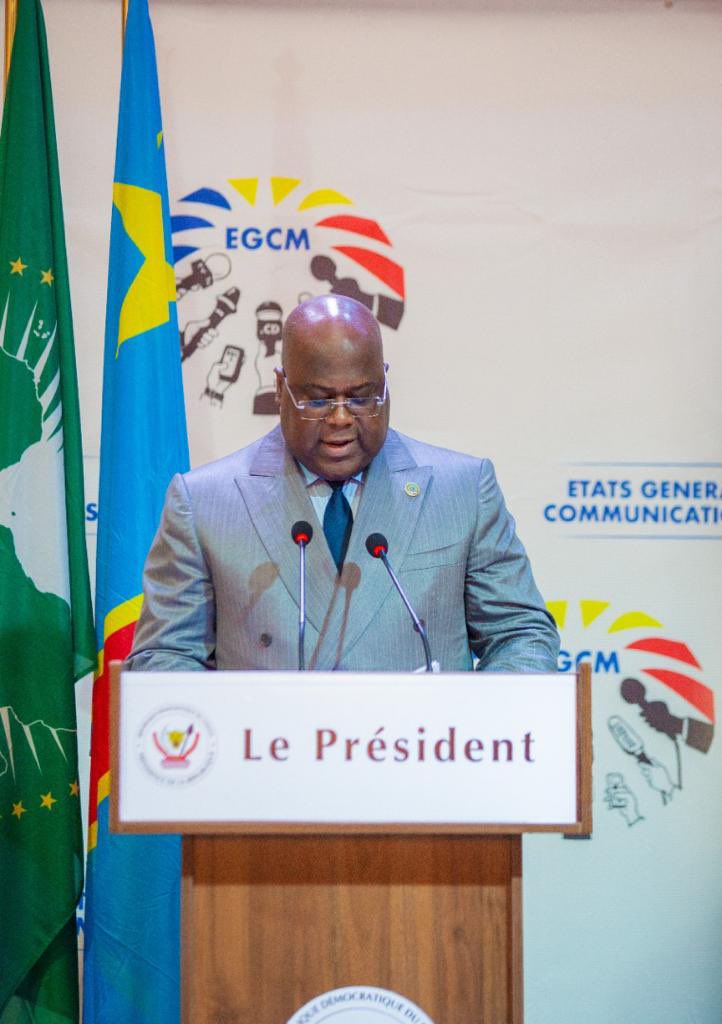 Rdc-EGC: Tshisekedi aux journalistes. ''Sans une presse libre, la démocratie- l'État de droit n'est qu'un leurre''