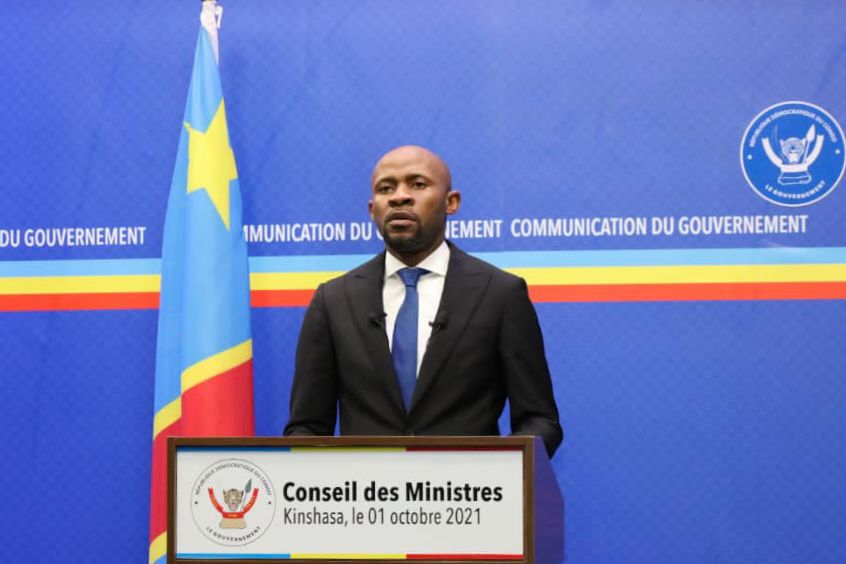 Rdc- destitution du ministre de l'économie nationale :le gouvernement prend acte.