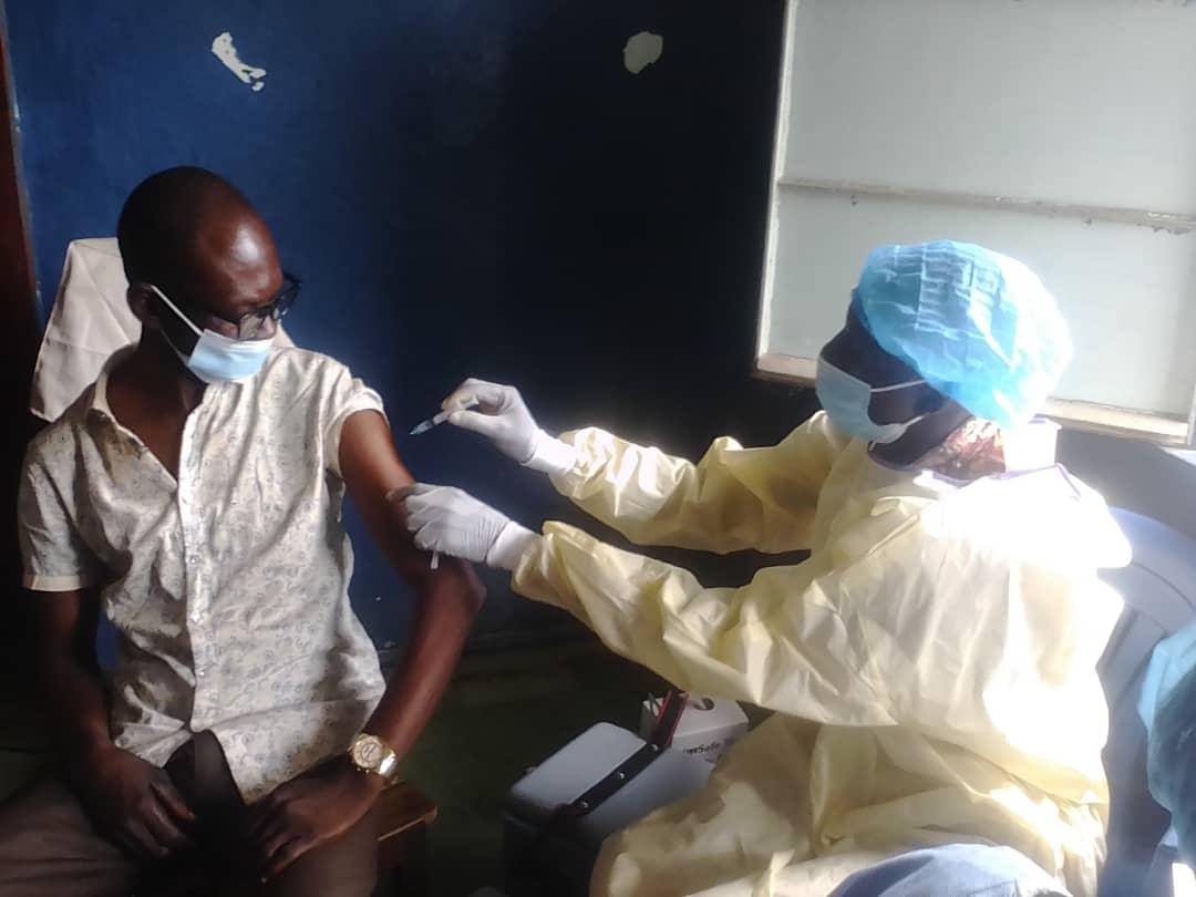 Kasaï- la deuxième campagne de vaccination contre la Covid-19 lancée dans la zone de santé de Luebo.