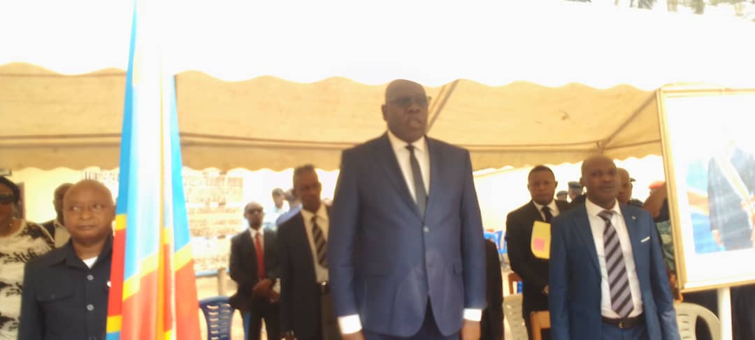 Kasaï : Le gouverneur Dieudonné Pieme inaugure le bâtiment administratif de l'EPST à Tshikapa.