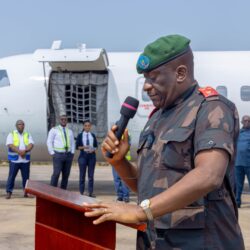 Ituri- le gouverneur Militaire Luboya Kashama a inauguré un vol de la compagnie d'aviation d'un privé "Mont Gabaon Airlines".